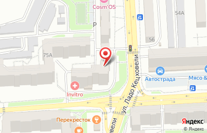 Продуктовый магазин Спарк на Новосибирской улице на карте