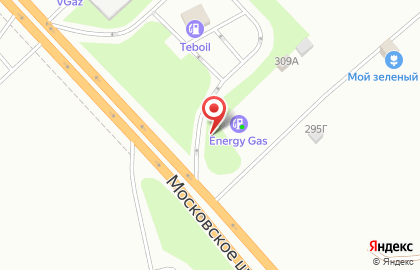 Заправочная станция на Московском шоссе на карте