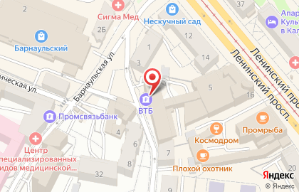 ВТБ Регистратор в Ленинградском районе на карте