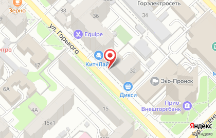 Салон красоты Глянец на улице Горького на карте