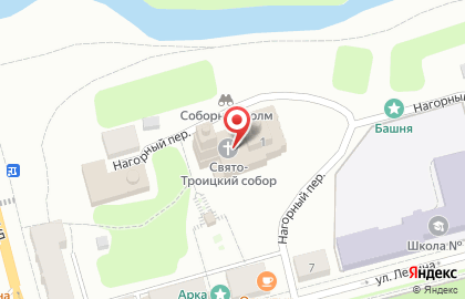 Свято-Троицкий собор в Нагорном переулке на карте