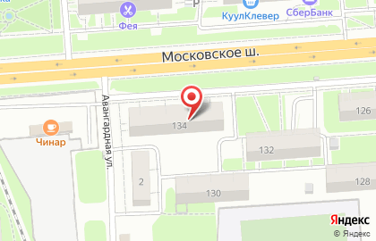 Секонд-хенд на Московском шоссе, 134 на карте