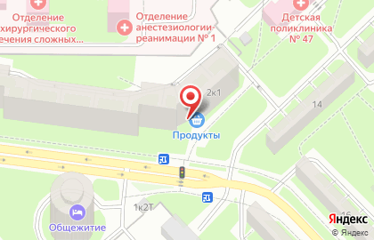 Продовольственный магазин Нева Опт Торг на карте
