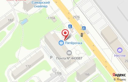 ОАО Банкомат, АКБ МОСОБЛБАНК на проспекте Кирова на карте