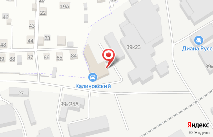 Калиновский на карте