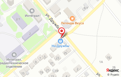 Продуктовый магазин Ника на улице Быкова на карте