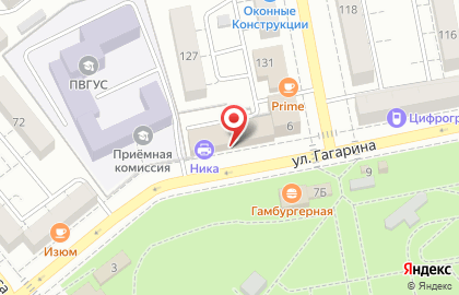 Истина на улице Гагарина на карте