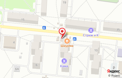 Киоск по продаже фруктов и овощей в Новосибирске на карте