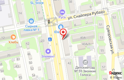 Салон штор и карнизов Вуаль на проспекте Ленина на карте