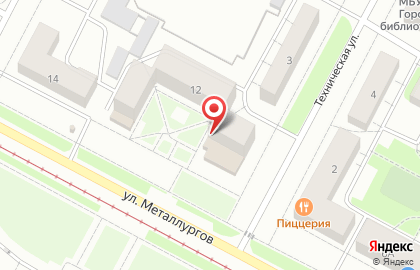 Сэска на улице Металлургов на карте