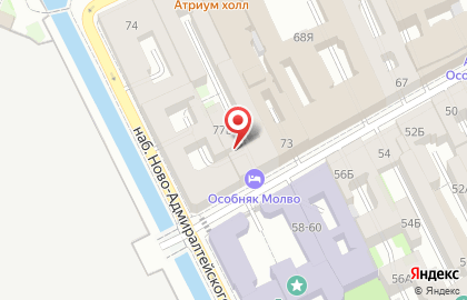Отель Особняк Молво на карте