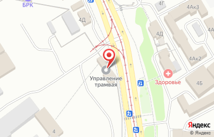 Компания по размещению рекламы на трамваях Управление трамвая на карте