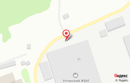 Ухтинский завод железобетонных изделий на карте
