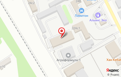 Производственная компания на Ипподромной улице на карте