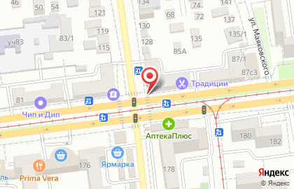 Аптека Кубани на ​Ставропольской улице на карте