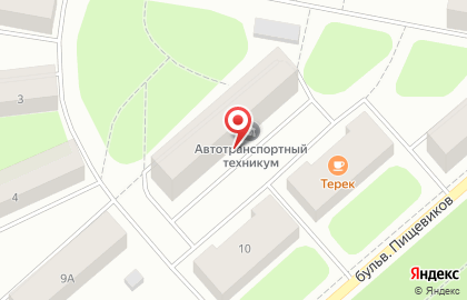 Автотранспортный техникум в Сыктывкаре на карте
