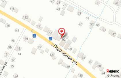 Кафе У дяди Вани на Подгорной улице на карте