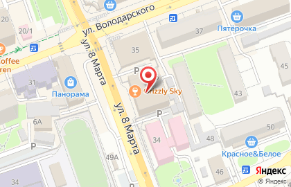 Грузовой поток Оренбург на карте