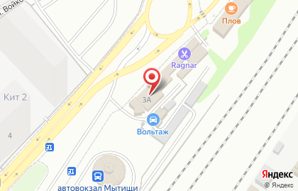 Салон связи МТС в Шараповском проезде, 3а в Мытищах на карте