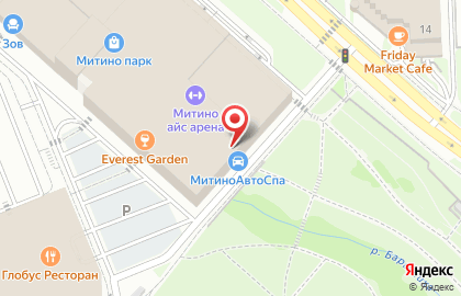 Фитнес-клуб DDX Fitness в Митино на карте