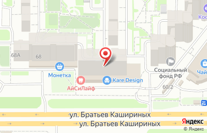 ООО "БИОцентер айкен" на улице Братьев Кашириных на карте
