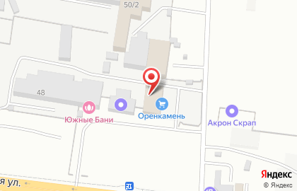 Автосервис в Оренбурге на карте