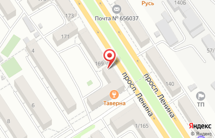 Аптека Здоровье в Барнауле на карте