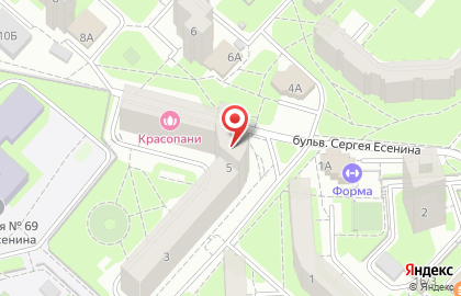 Продуктовый магазин Лилия в Октябрьском районе на карте