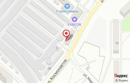 Автосервис Северная на улице Космонавтов на карте