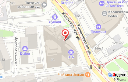 Банк ВТБ 24, ЗАО на Комсомольской на карте
