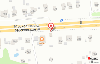 Киоск по продаже шаурмы на Московском шоссе на карте