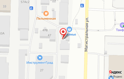 Торговая фирма на Магистралиной улице на карте