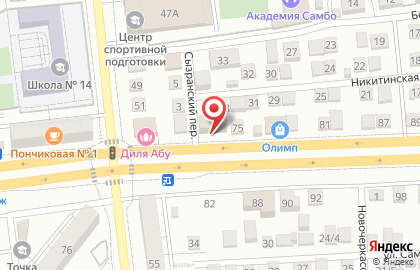 Аптека Апрель в Астрахани на карте