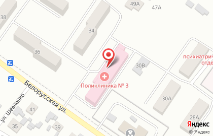 Поликлиника №3, Клиническая больница №51, г. Железногорск на карте
