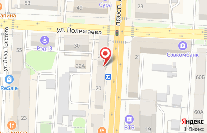Магазин Саранск печать на проспекте Ленина на карте