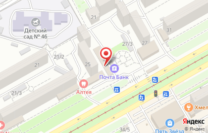 Служба доставки готовых блюд Sushifun на проспекте Чекистов на карте