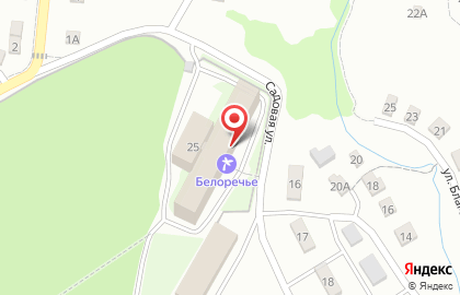 Гостиница Белоречье на карте