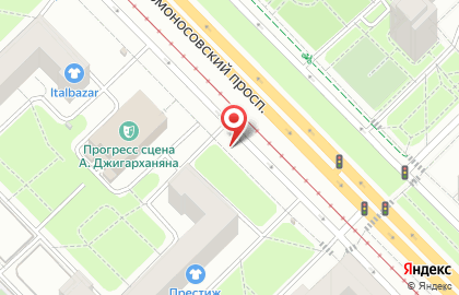 Киоск фастфудной продукции, Ломоносовский район на Ломоносовском проспекте на карте