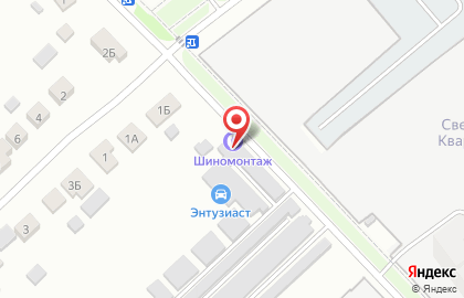 Шиномонтажная мастерская на Фестивальной улице на карте
