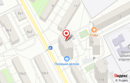 Магазин бытовой химии Блеск на улице Льва Толстого на карте
