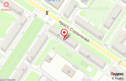 Государственная инспекция труда в Кемеровской области на проспекте Строителей на карте