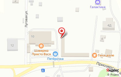 Фермерское хозяйство на Приозерском шоссе на карте