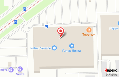 Лента на Петергофском шоссе на карте
