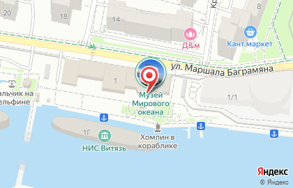 Музей Мирового океана в Калининграде на карте