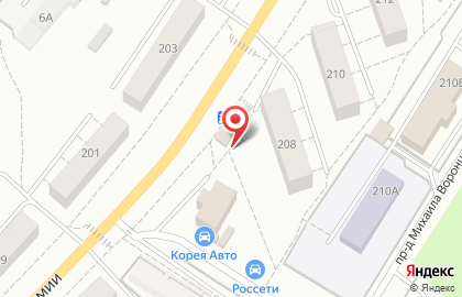 Караоке-клуб Апельсин на проспекте Красной Армии на карте