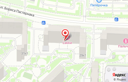 Салон красоты LAKKИ на улице Бориса Пастернака на карте
