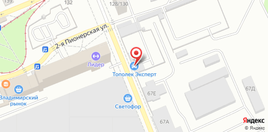 Автосервис Тополек Expert на Ново-Астраханском шоссе на карте