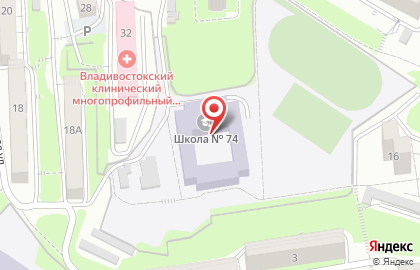Централизованная бухгалтерия муниципальных образовательных учреждений г. Владивостока во Владивостоке на карте