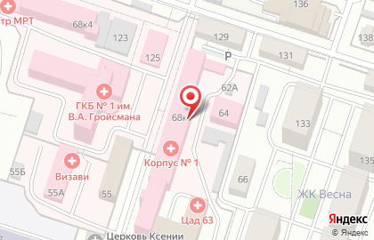 Банкомат АВТОВАЗБАНК, Центральный район на Октябрьской улице на карте