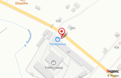 Продуктовый магазин Свежий хлеб в Ижевске на карте